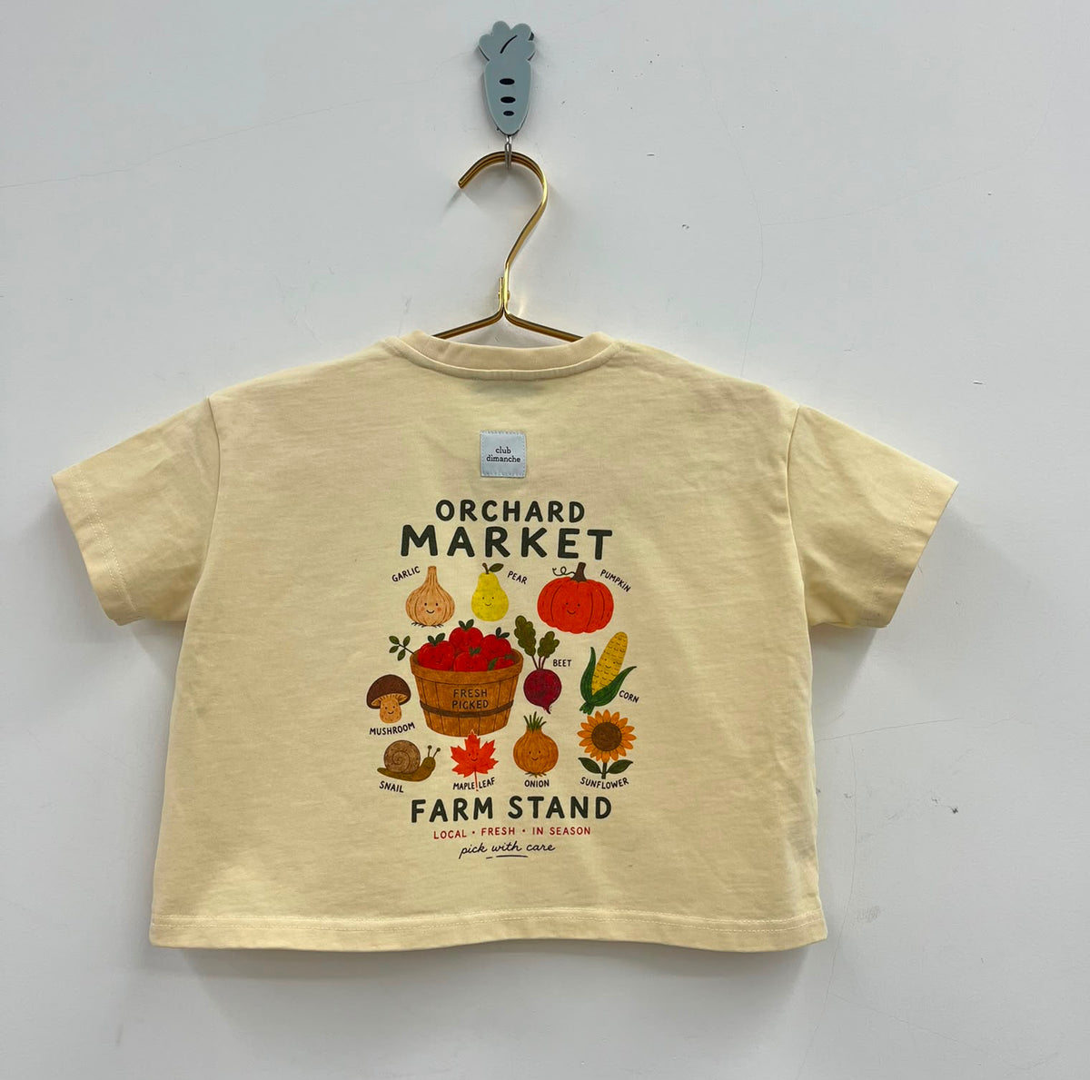 ORCHARD BOXY TEE -BUTTERCREAM